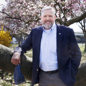 Male audiobook narrator Patrick Kirchner